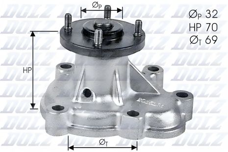 Водяной насос для OPEL CORSA, OPEL ASTRA, OPEL VECTRA, DOLZ (O131) Водяной насос для OPEL CORSA, OPEL ASTRA, OPEL VECTRA, DOLZ (O131)
