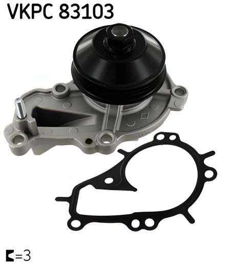 Водяний насос SKF (VKPC83103) для TOYOTA PROACE, OPEL MOKKA, FIAT DOBLO Водяний насос SKF (VKPC83103) для TOYOTA PROACE, OPEL MOKKA, FIAT DOBLO