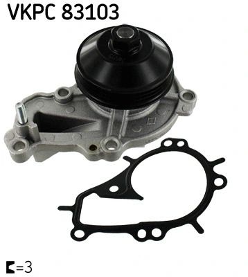 Водяний насос TOYOTA PROACE, OPEL MOKKA, FIAT DOBLO, SKF (VKPC83103)