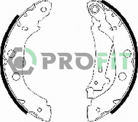 Комплект тормозных колодок RENAULT KANGOO, NISSAN PRIMERA, PROFIT (50010577)