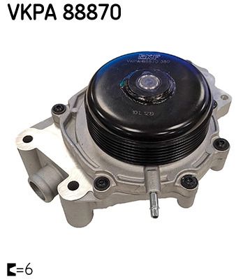 Водяний насос MERCEDES-BENZ MARCO, MERCEDES-BENZ SLC, MERCEDES-BENZ VITO, SKF (VKPA88870)