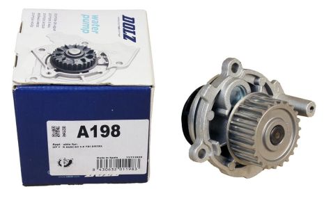 Водяной насос SKODA OCTAVIA, VW TOURAN, AUDI A4, DOLZ (A198)