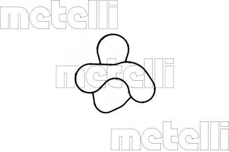 Водяний насос для SKODA OCTAVIA, VW GOLF, SEAT ALHAMBRA, виробник METELLI (241372)