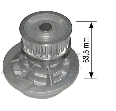 Водяний насос OPEL ASTRA, OPEL VECTRA, OPEL OMEGA, AIRTEX (1448) Водяний насос OPEL ASTRA, OPEL VECTRA, OPEL OMEGA, AIRTEX (1448)
