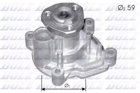 Водяний насос AUDI A3, SKODA ROOMSTER, VW JETTA, DOLZ (A218)