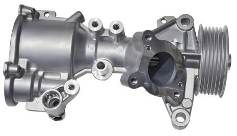 Водяний насос для MERCEDES-BENZ E-CLASS, MERCEDES-BENZ C-CLASS, MERCEDES-BENZ GLC, виробник GEBA (13105)