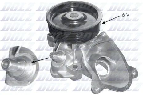 Водяной насос BMW 3, BMW X3, DOLZ (B236)