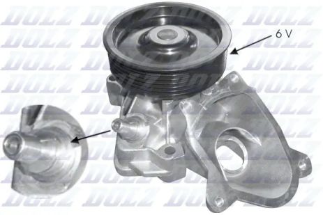 Водяной насос BMW 3, BMW X3, DOLZ (B236)