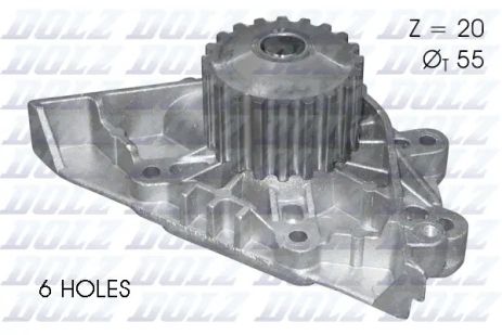 Водяний насос FIAT SCUDO, LANCIA PHEDRA, PEUGEOT 308, DOLZ (C144)