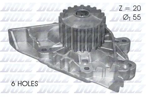 Водяной насос FIAT SCUDO, LANCIA PHEDRA, PEUGEOT 308, DOLZ (C144)