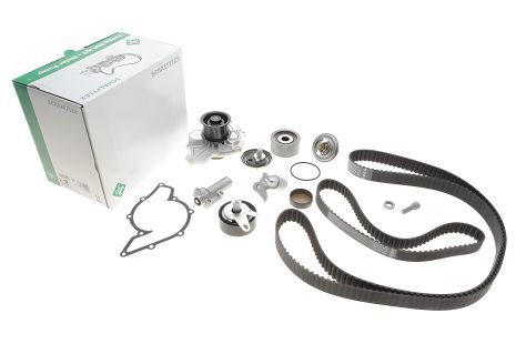 Помпа + комплект ременя ГРМ SKODA SUPERB, VW PASSAT, INA (530053930)