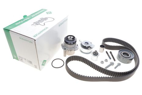 Помпа + комплект ремня ГРМ SKODA SUPERB, SEAT EXEO, INA (530050330)