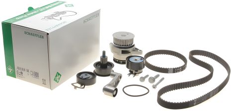 Помпа с комплектом ремня ГРМ для AUDI A2, SEAT LEON, INA (530008930)