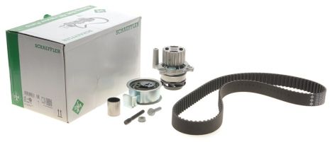 Помпа + комплект ремня ГРМ SKODA SUPERB, SEAT LEON, INA (530009131)