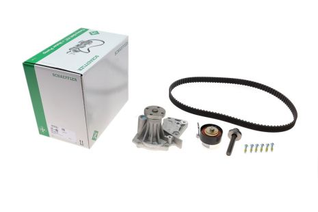 Помпа + комплект ременя ГРМ FORD FOCUS, VOLVO V60, INA (530060530)