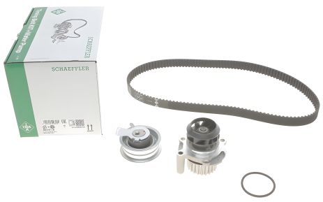 Комплект ременя ГРМ з помпою для SKODA FABIA, SEAT IBIZA від INA (530017130)
