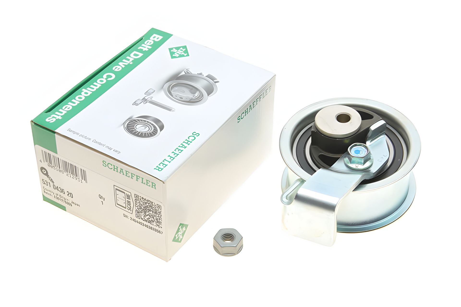 Натяжний ролик ременя ГРМ SKODA SUPERB, SEAT LEON, INA (531043620) Натяжний ролик ременя ГРМ SKODA SUPERB, SEAT LEON, INA (531043620)