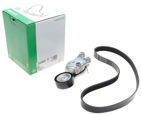 Полікліновий ремінь комплект, VAUXHALL COMBO, OPEL COMBO, INA (529033510)