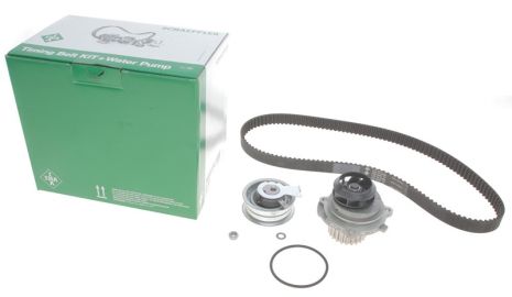 Помпа + комплект ремня ГРМ SEAT EXEO, SKODA OCTAVIA, INA (530017131)