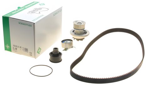 Помпа + комплект ремня ГРМ OPEL Astra, OPEL KADETT, INA (530007930)