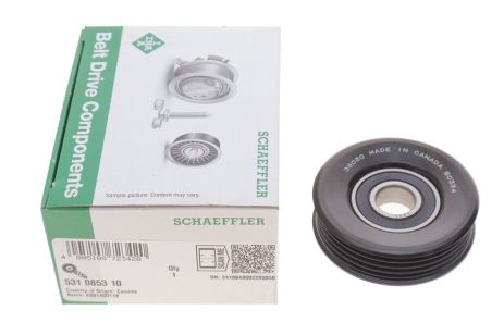 Натяжной ролик поликлинового ремня ROVER 400, SUBARU LEGACY, INA (531085310)