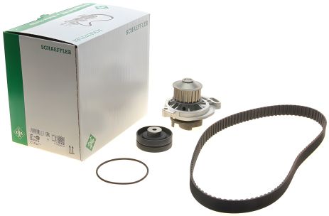 Насос + комплект ГРМ водяний VW LT, VOLVO 740, AUDI 100, INA (530015230)