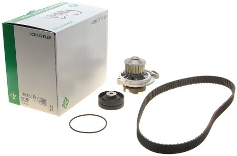 Насос + комплект ГРМ водяний VW LT, VOLVO 740, AUDI 100, INA (530015230)