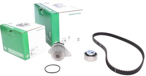 Насос водяний з ГРМ комплектом CITROËN XSARA, DACIA NOVA, PEUGEOT PARTNER, INA (530001630)