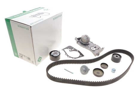 Водяной насос + комплект ГРМ LARGUS,Renault logan / Clio III / Megane III / Kangoo 1.6i 16v, INA (530064030)