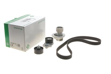 Ремень ГРМ+ролики Lacetti 1.6, + помпа (96814098), INA (530033230)