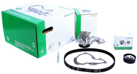 Водяний насос + комплект ГРМ для FORD FOCUS, FORD C-MAX, FORD MONDEO від INA (530014230)