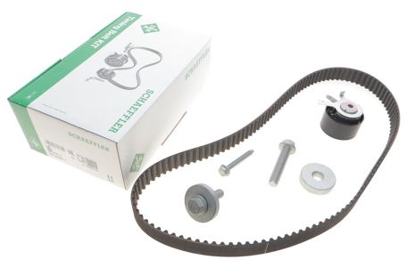 Ремінь ГРМ+ролик Megane II / III 1.5dCi, (7701476571), INA (530019710)