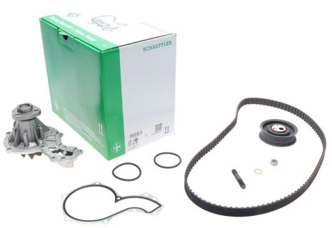 Водяний насос + комплект ГРМ SEAT CORDOBA, VW CADDY, AUDI COUPE, INA (530016230)