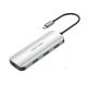 Хаб USB Vention Type-C to HDMI, USB 3.0x3, SD, TF, PD Docking Station Gray 0.15M Aluminum Alloy Type TOJHB Хаб USB Vention Type-C to HDMI, USB 3.0x3, SD, TF, PD Docking Station Gray 0.15M Aluminum Alloy Type TOJHB