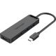 Хаб USB Vention Type-C до 4-Port USB 3.0 Hub with Power Supply Black 0.5M ABS Type TGKBD