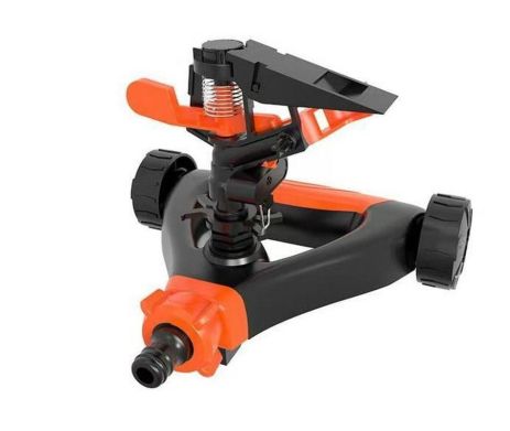 Зрошувач для поливу імпульсний ½" 3 режими 12 м 310 м² на коліщатках MASTERTOOL 92-9363