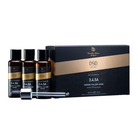 Лосьон против выпадения волос DSD 3.4.5А De Luxe Science-7, упаковка 3х35 мл