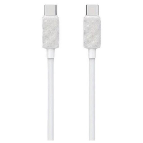 Кабель Usams US-SJ696, 60W, Striped Data Cable, Type-C To Type-C, KY Series, 2M, white Кабель Usams US-SJ696, 60W, Striped Data Cable, Type-C To Type-C, KY Series, 2M, white