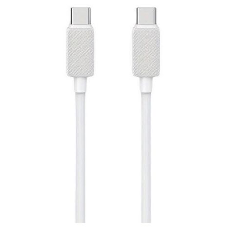 Кабель Usams US-SJ696, 60W, Striped Data Cable, Type-C To Type-C, KY Series, 2M, white Кабель Usams US-SJ696, 60W, Striped Data Cable, Type-C To Type-C, KY Series, 2M, white
