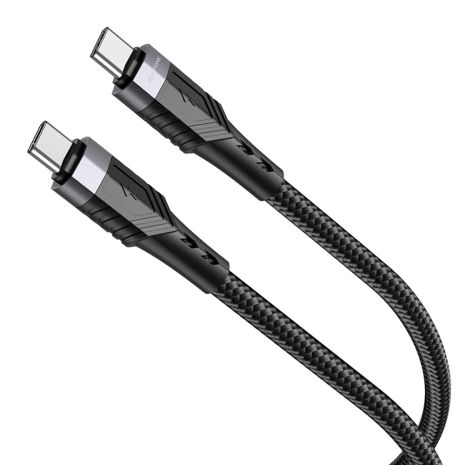 Кабель Borofone BU35, Type-C to Type-C, PD 60W, 1.2m, чорний