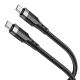 Кабель Borofone BU35 Type-C to Type-C PD 60W 1.2m черный