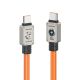 Кабель Usams US-SJ684, Type-C to Type-C, 100W, 1.2m, orange Кабель Usams US-SJ684, Type-C to Type-C, 100W, 1.2m, orange