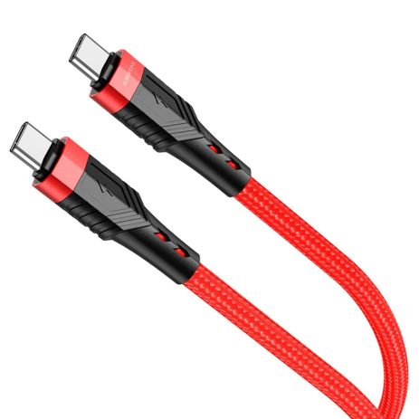 Кабель Borofone BU35 Type-C to Type-C PD 60W 1.2m красный