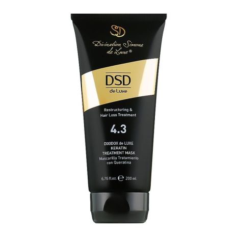 Відновлювальна маска з кератином DSD 4.3 Dixidox DeLuxe Keratin Treatment Маѕк для стимуляції росту волосся, 200 мл
