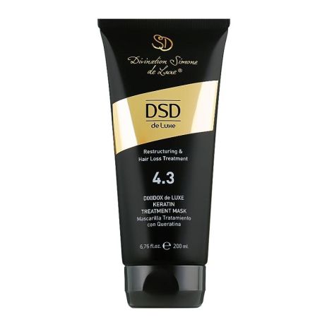Відновлювальна маска з кератином DSD 4.3 Dixidox DeLuxe Keratin Treatment Маѕк для стимуляції росту волосся, 200 мл