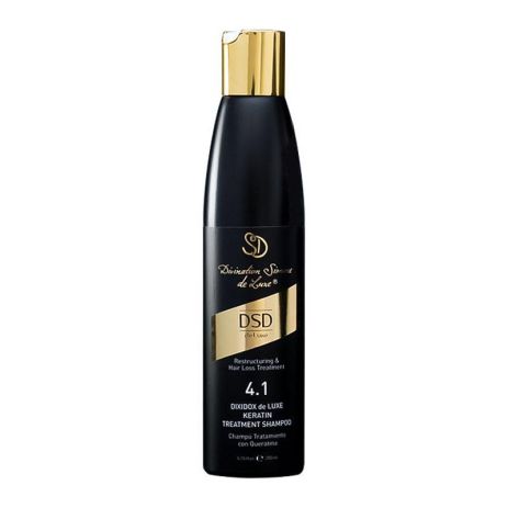 Відновлюючий шампунь DSD 4.1 Dixidox de Luxe Keratin Treatment Shampoo проти випадіння волосся, 200 мл