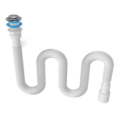 Сифон Click-Clack Syphip для клика 1550 мм Nova 1201 Сифон Click-Clack Syphip для клика 1550 мм Nova 1201