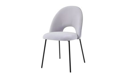 Стілець Каспер метал сидіння тканина 505x535x810 світло-сірий Стілець Каспер метал сидіння тканина 505x535x810 світло-сірий