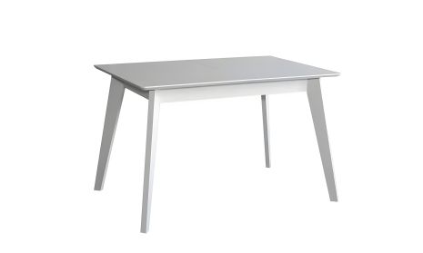 Обідній стіл Мілан, розкладний 1100/1400x700x750, білий Обідній стіл Мілан, розкладний 1100/1400x700x750, білий