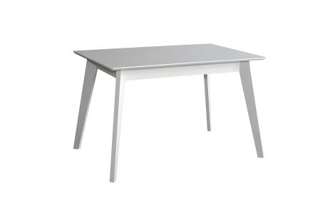 Обідній стіл Мілан, розкладний 1100/1400x700x750, білий Обідній стіл Мілан, розкладний 1100/1400x700x750, білий